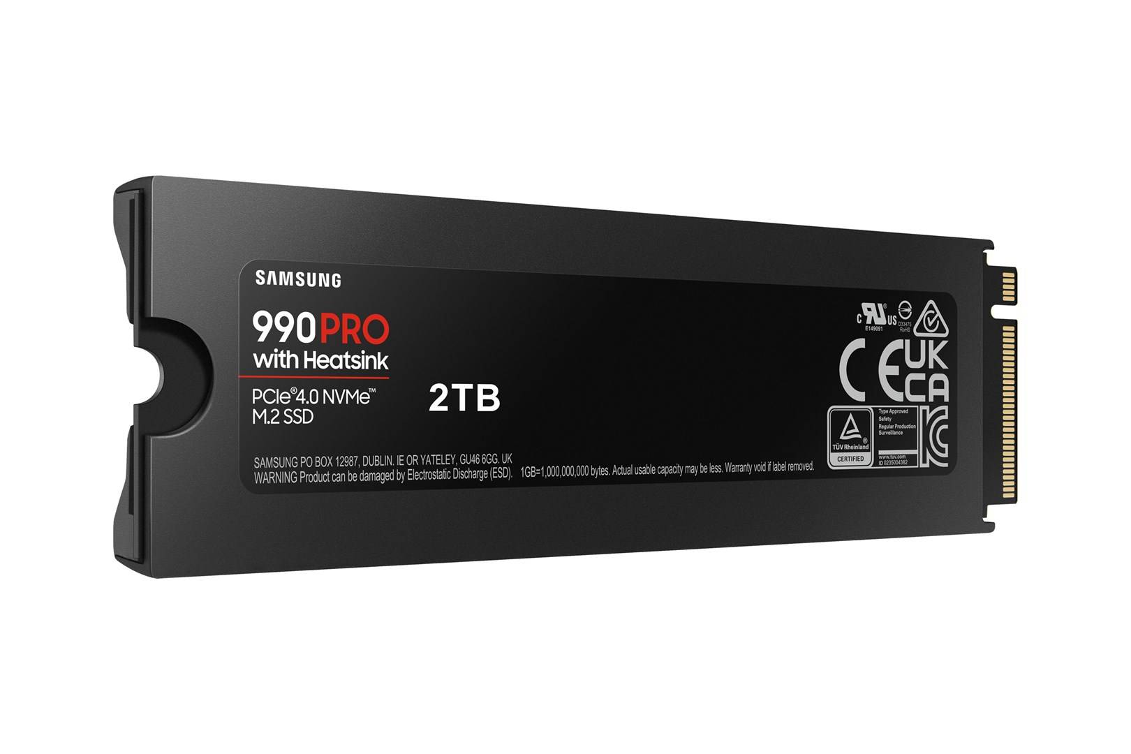Samsung 990 PRO MZ-V9P2T0GW - SSD - verschlüsselt - 2 TB - intern - M.2 2280 - PCIe 4.0 x4 (NVMe)
