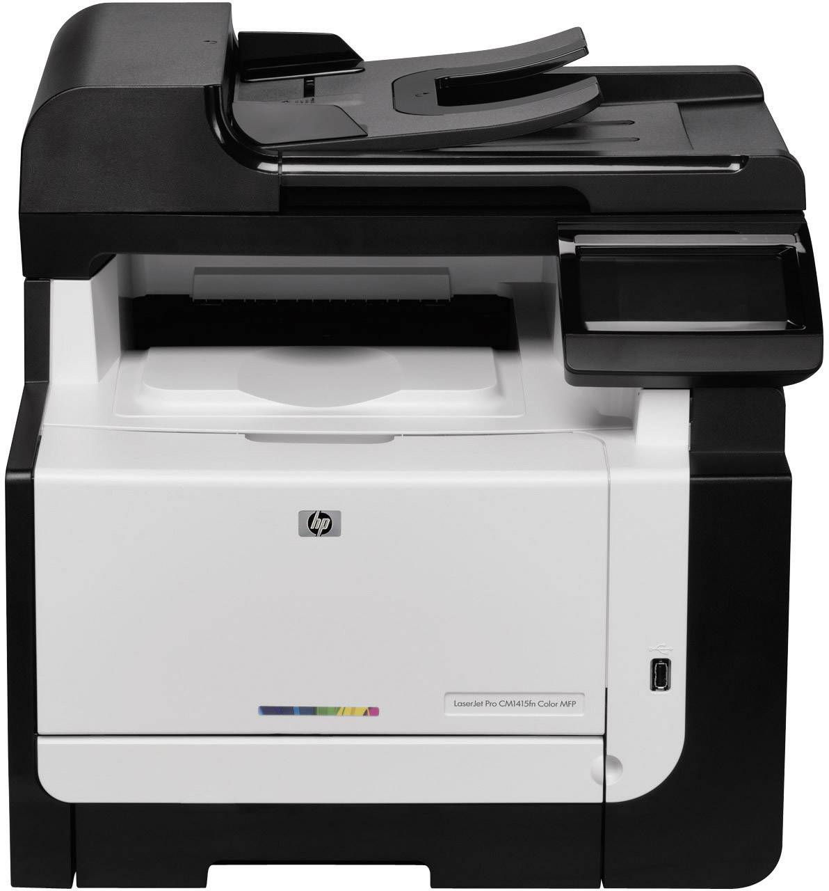 HP LaserJet Pro CM1415FN , Farblaserdrucker Multifunktion 4in1, USB,LAN,ADF, (Drucker,Kopierer,Scanner,Fax)