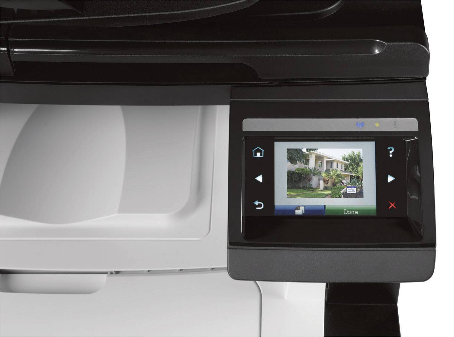 HP LaserJet Pro CM1415FNW, Farblaserdrucker Multifunktion 4in1, USB,LAN,WLAN,ADF, (Drucker,Kopierer,Scanner,Fax)