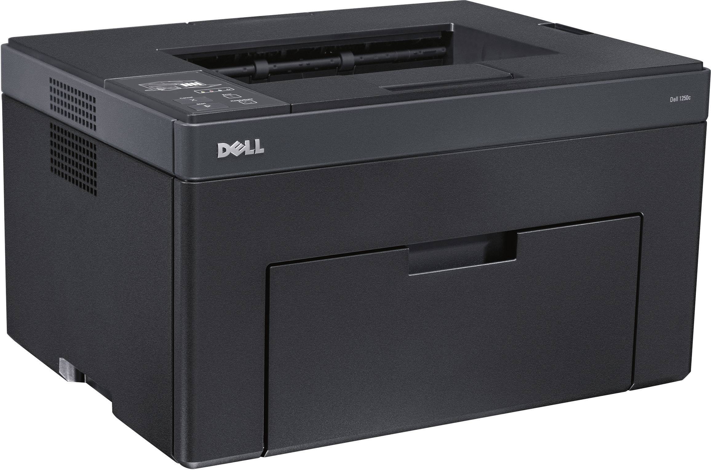 Dell 1250c, Farblaserdrucker, A4, USB, 600 x 600 dpi, Max. 12 S./min (S/W); 10 S./min (Farbe)