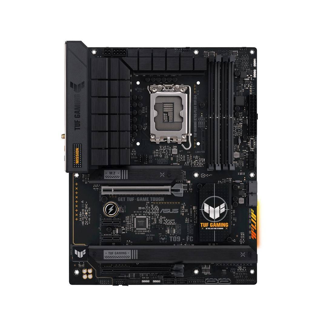 Asus TUF GAMING B760-PLUS WIFI D4 Mainboard Sockel (PC) Intel® 1700 Formfaktor (Details) ATX Mainboard-Chipsatz Intel® B760