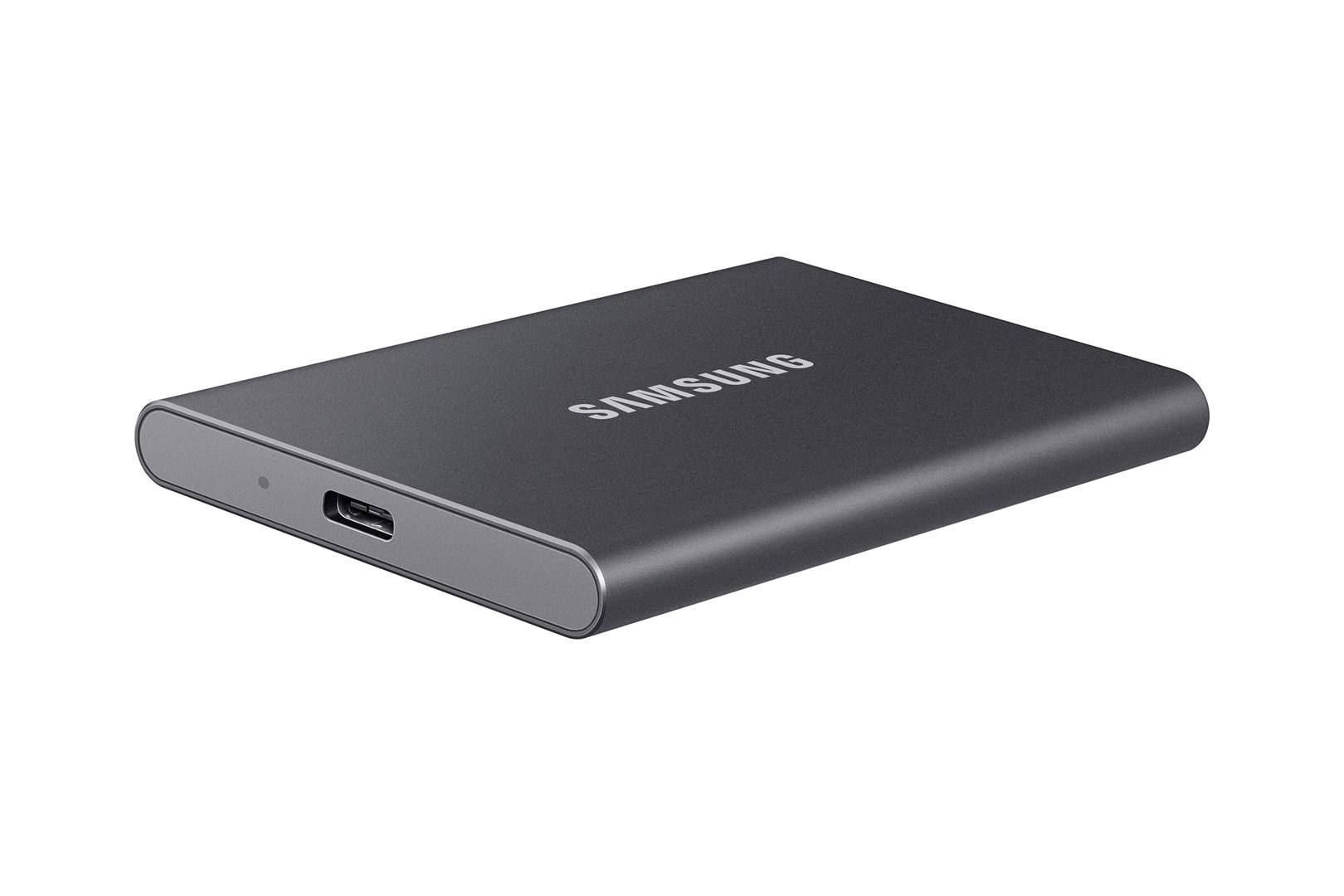 Samsung Portable T7 2TB Externe SSD USB-A (USB 3.2 Gen 2) Grau PC/Mac MU-PC2T0T/WW