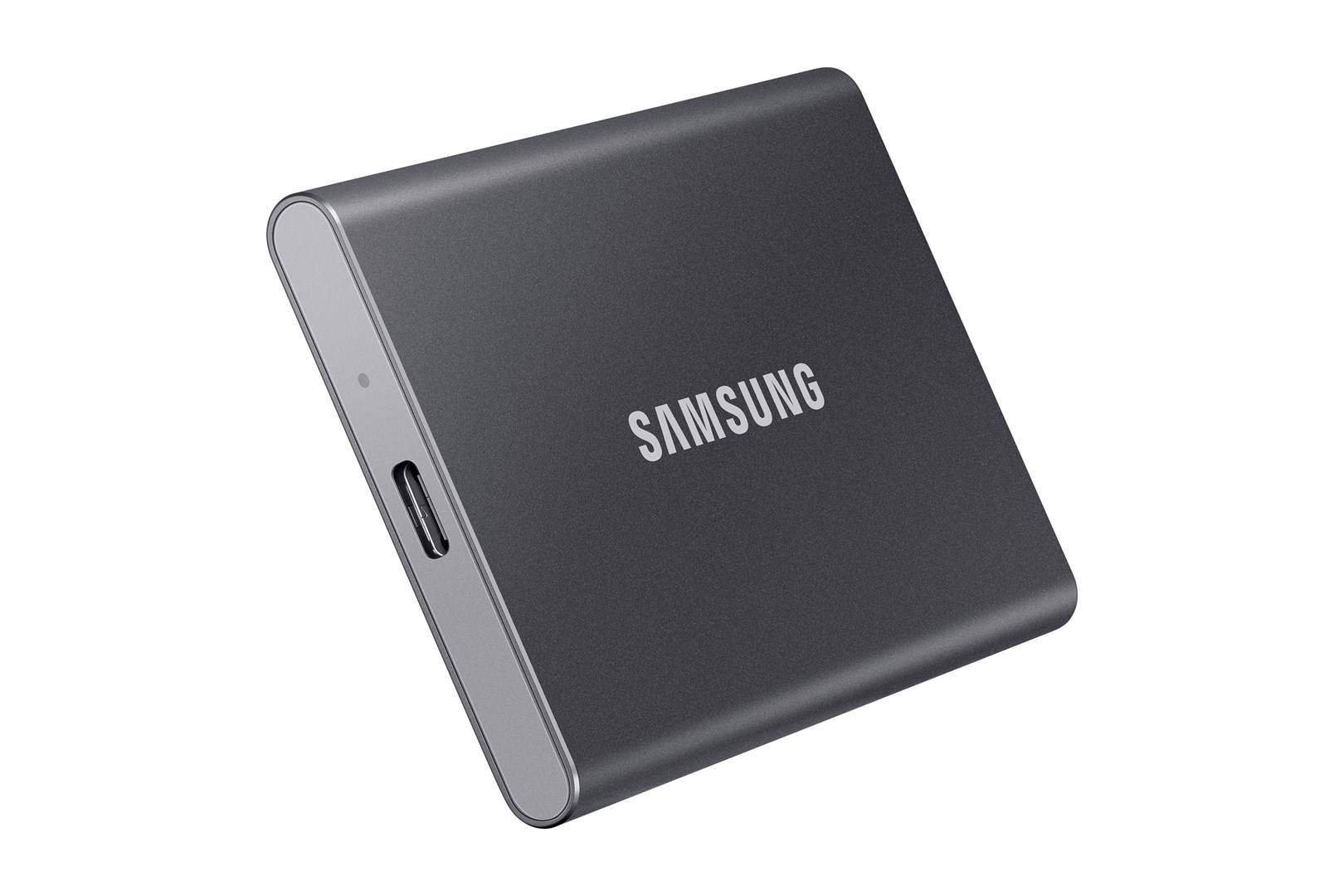 Samsung Portable T7 2TB Externe SSD USB-A (USB 3.2 Gen 2) Grau PC/Mac MU-PC2T0T/WW