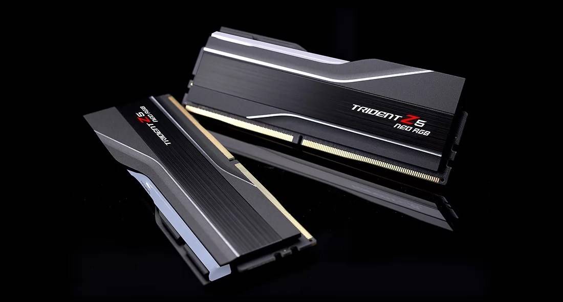 G.Skill Trident Z5 Neo RGB F5-6400J3239F24GX2-TZ5NR, 48 GB, 2 x 24 GB, DDR5, 6400 MHz