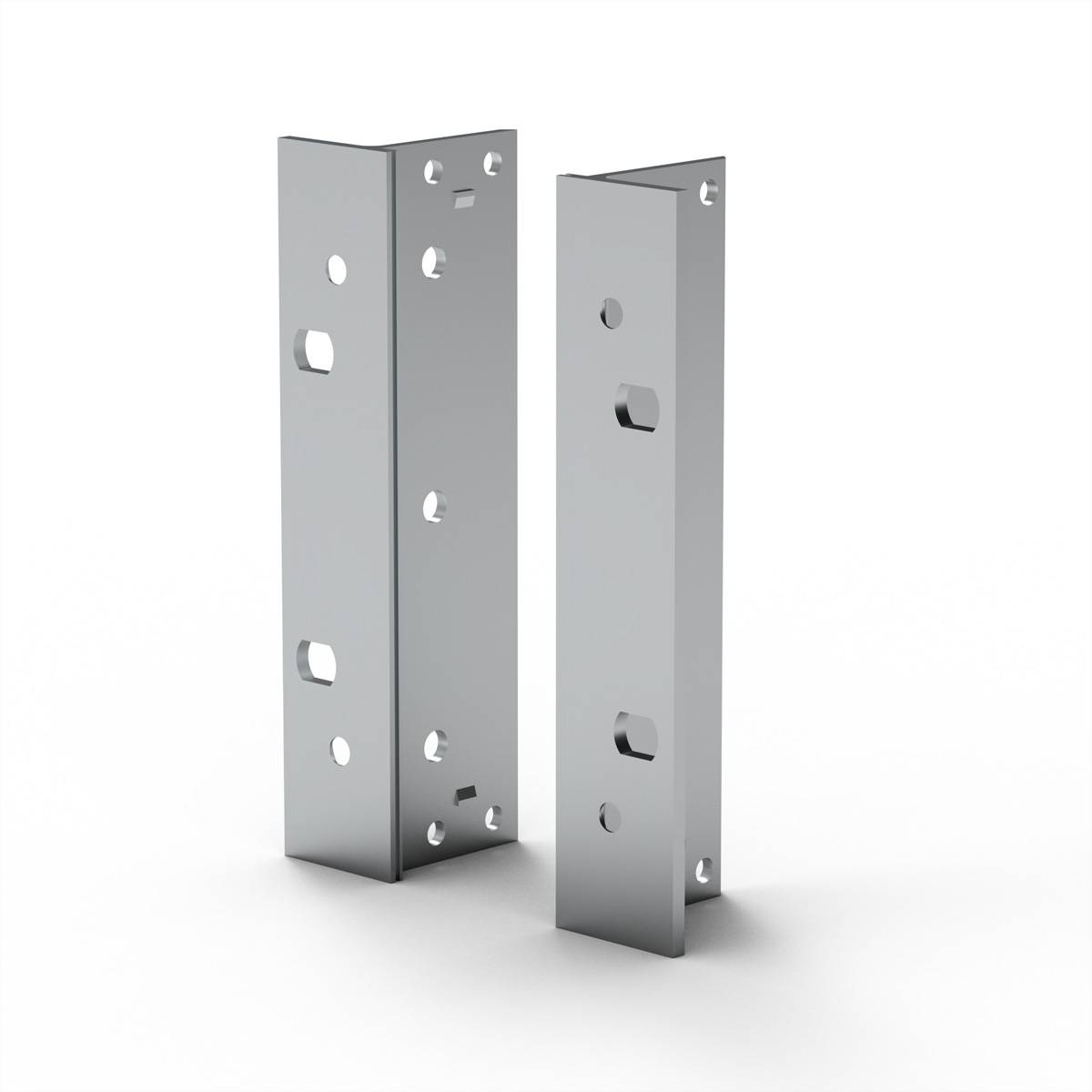 SCHROFF 19''-Winkel Typ F mit Grifflöchern für Edelstahldichtung - 19"WINKEL 3HE M.GR. 2STK