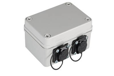 EFB Elektronik IP67 Verteilerbox mit 2xRJ45 Ports, Cat.6A, 2xM16 Verschraubungen