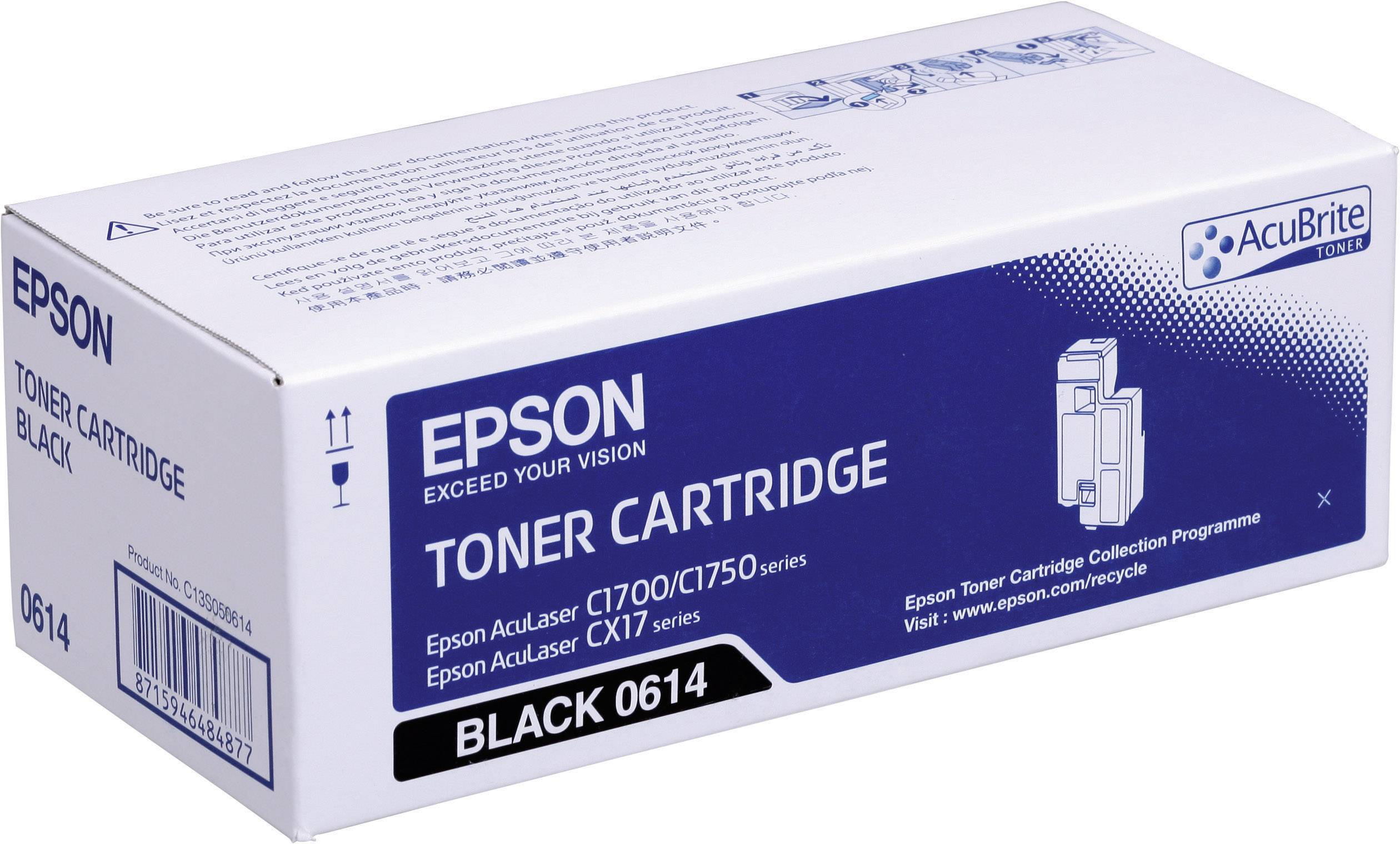 Epson - Mit hoher Kapazität - Schwarz - Original - Tonerpatrone - für AcuLaser C1700, C1750N, C1750W, CX17NF, CX17WF