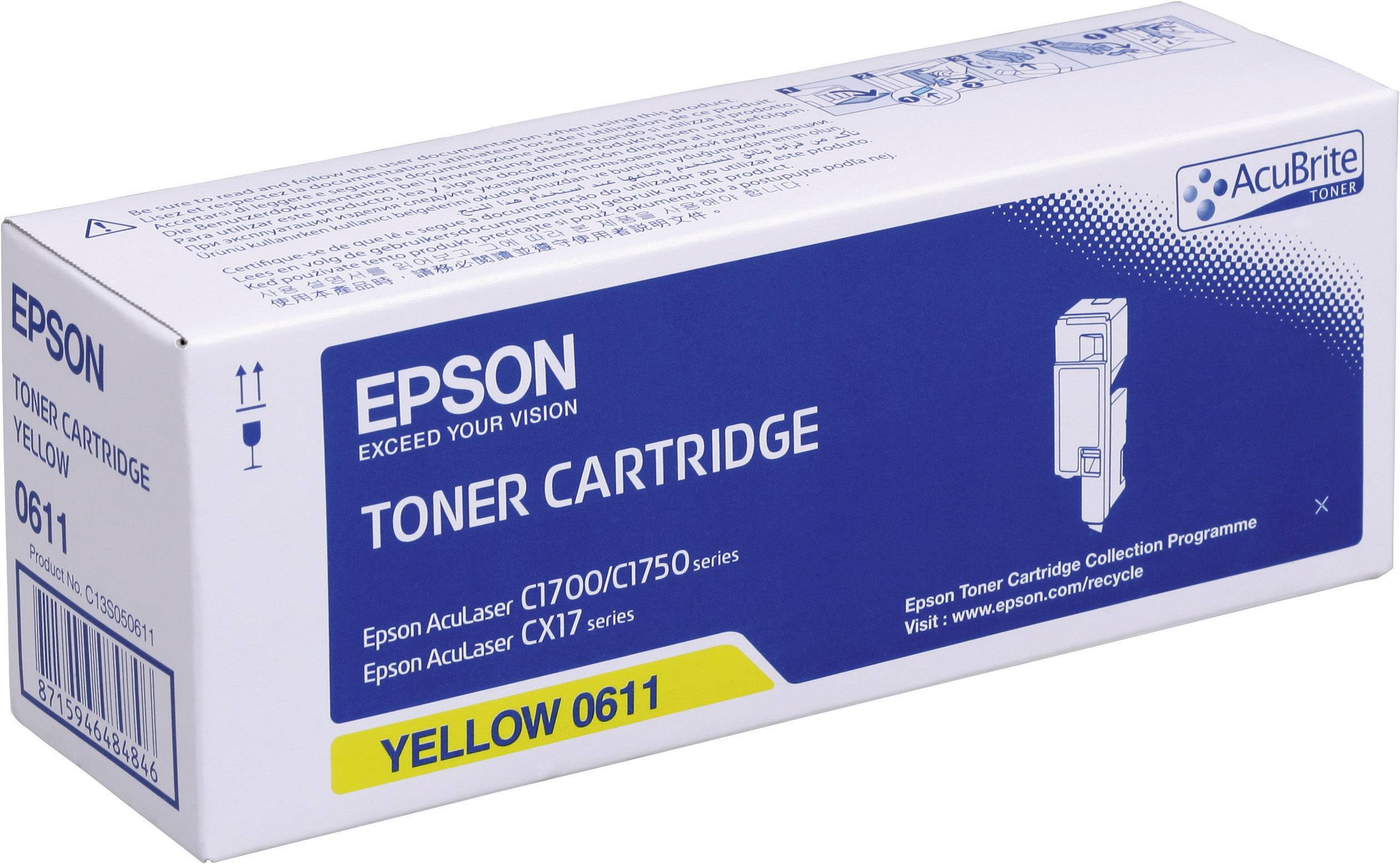 Epson Toner S050611 C13S050611 Original Gelb 1400 Seiten
