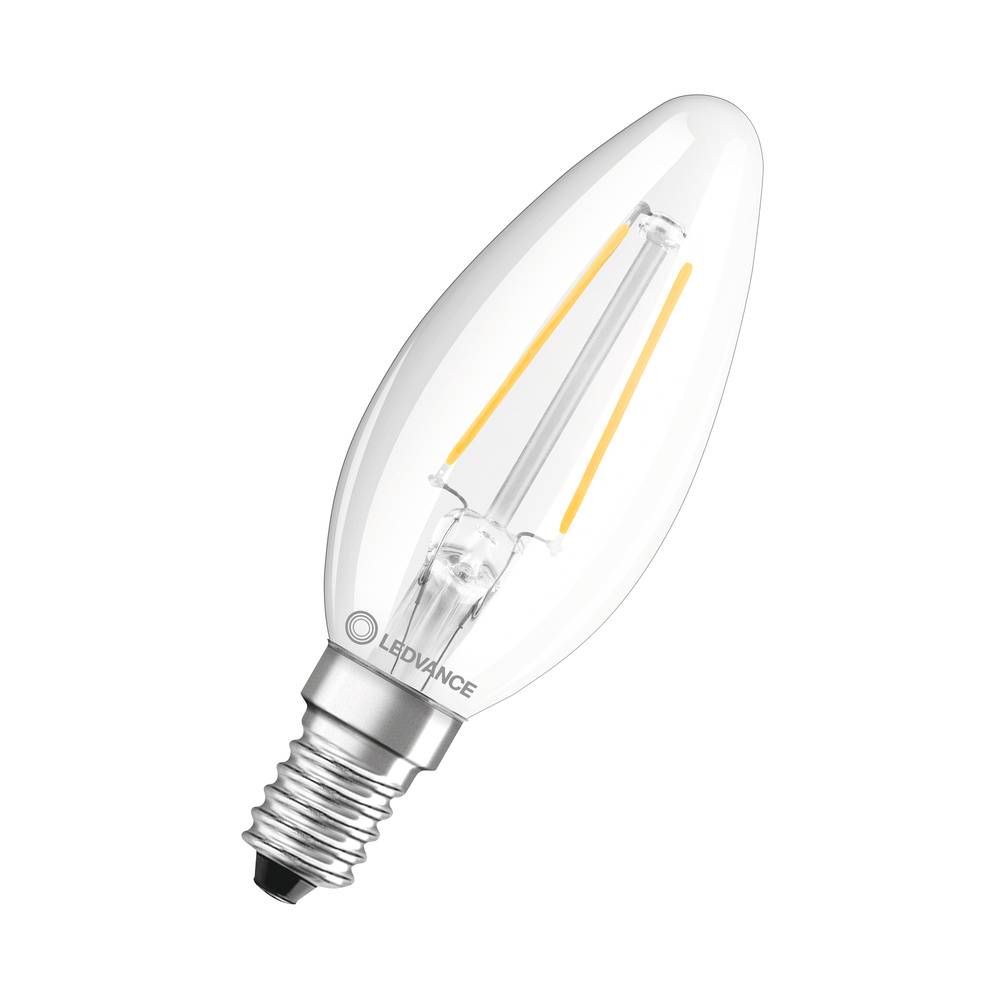 Ledvance LED CLASSIC B P 2.5W 827 FIL CLE14 250lm 2700K LED-Minikerze