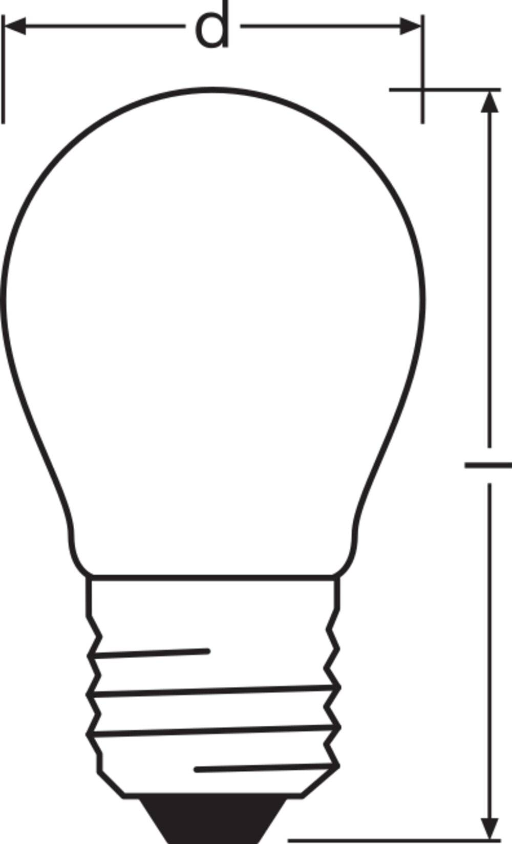 Ledvance Classic LED E27 Birne Fadenlampe Matt 4.8W 470lm - 827 Extra Warmweiß | Dimmbar - Ersatz für 40W