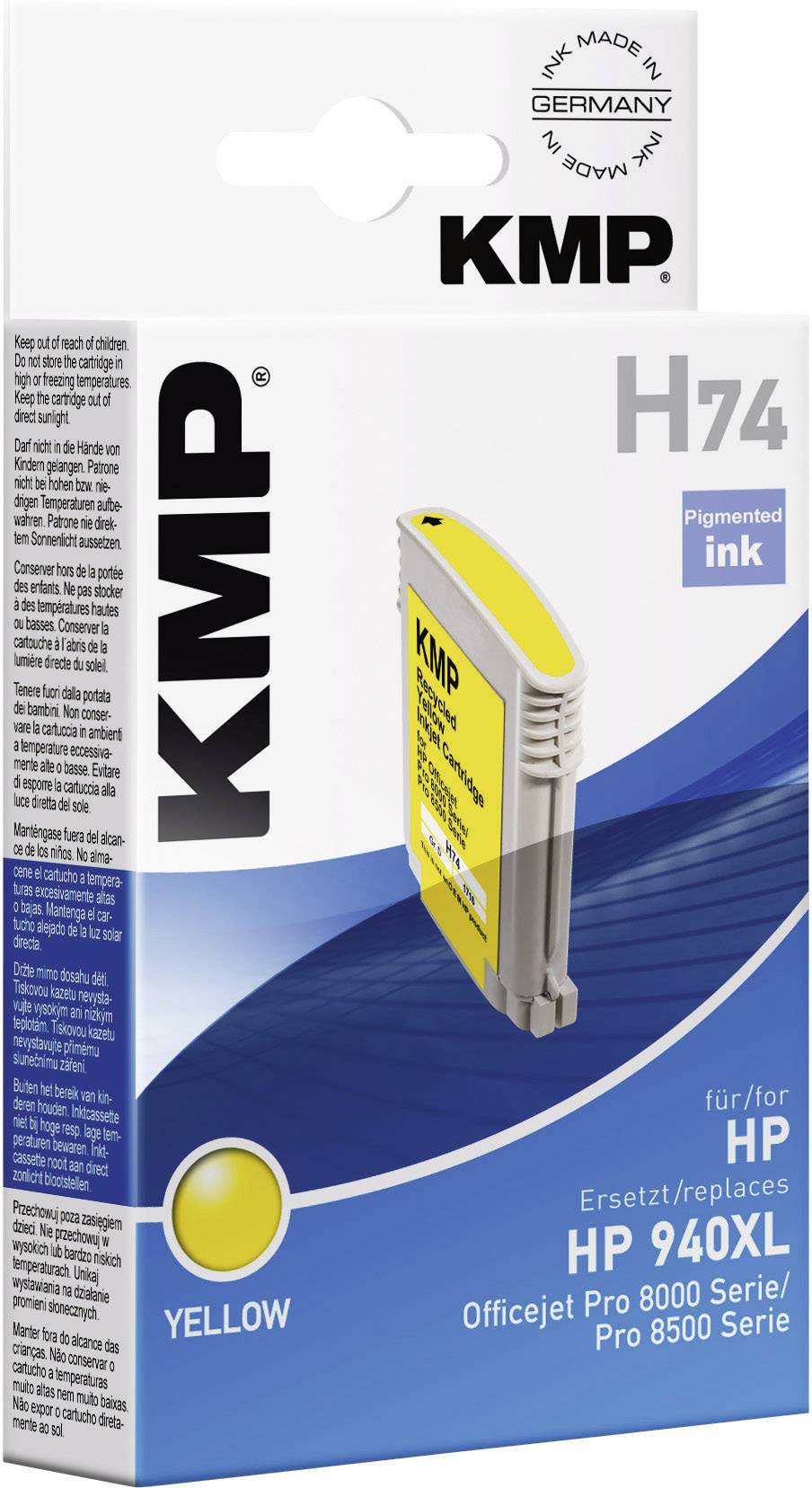 KMP Tinte Kompatibel ersetzt HP 940, 940XL Gelb H74 1716,4009