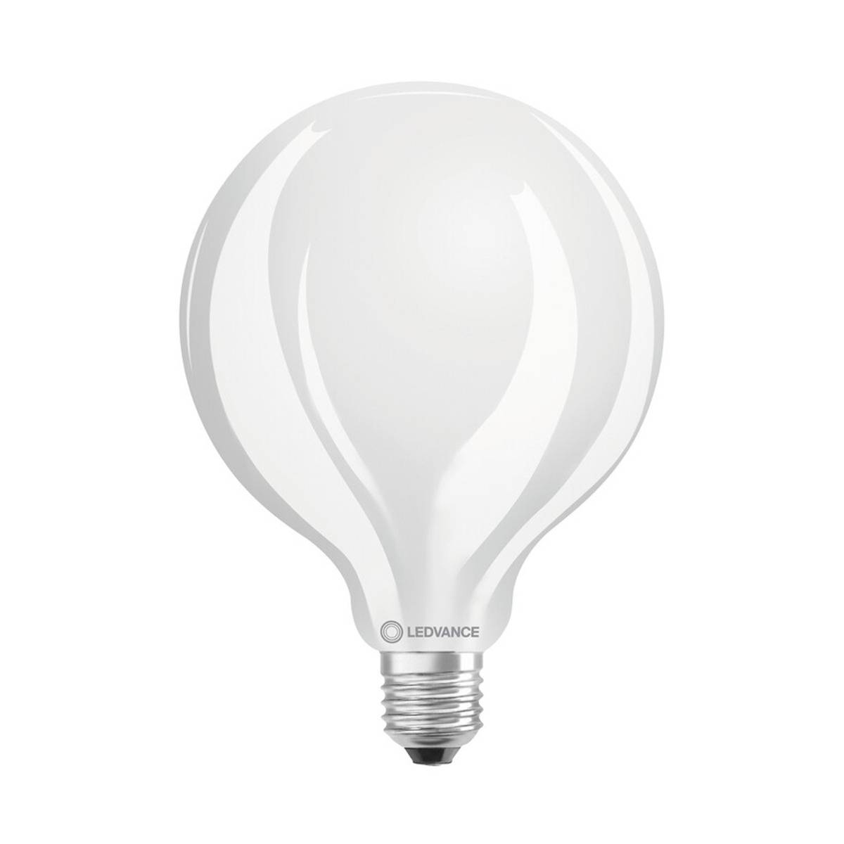 LEDVANCE LED-Filament-Lampe, RETROFIT CLASSIC GLOBE DIM, Globe-Form, matt, E27, 2700K