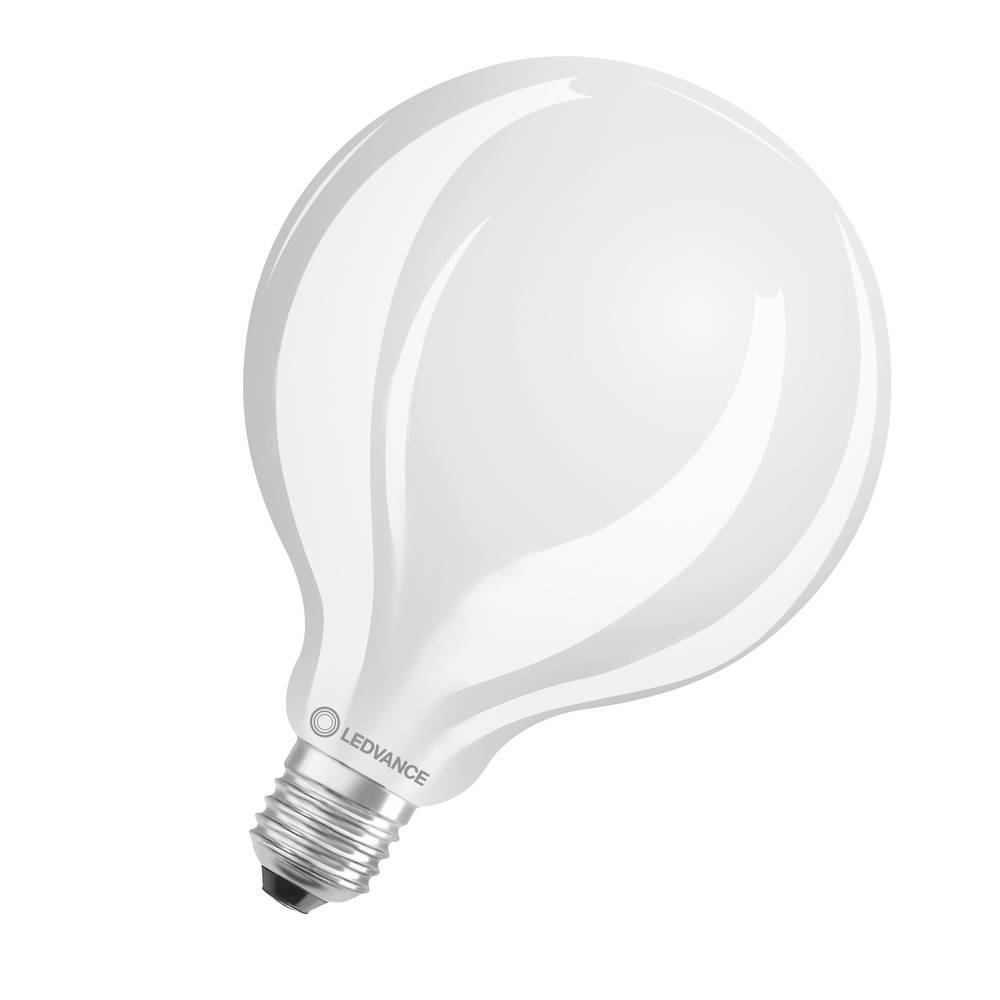 LEDVANCE LED-Filament-Lampe, RETROFIT CLASSIC GLOBE DIM, Globe-Form, matt, E27, 2700K