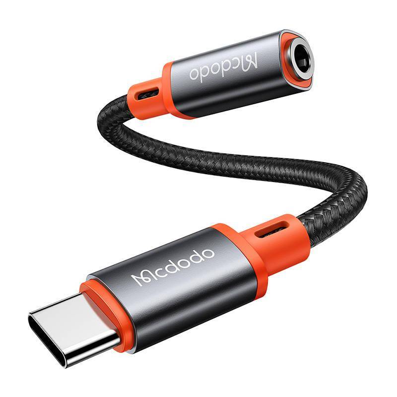USB-C auf AUX Miniklinke 3.5mm Audio Adapter Mcdodo CA-7561, DAC, 0.11m (schwarz)