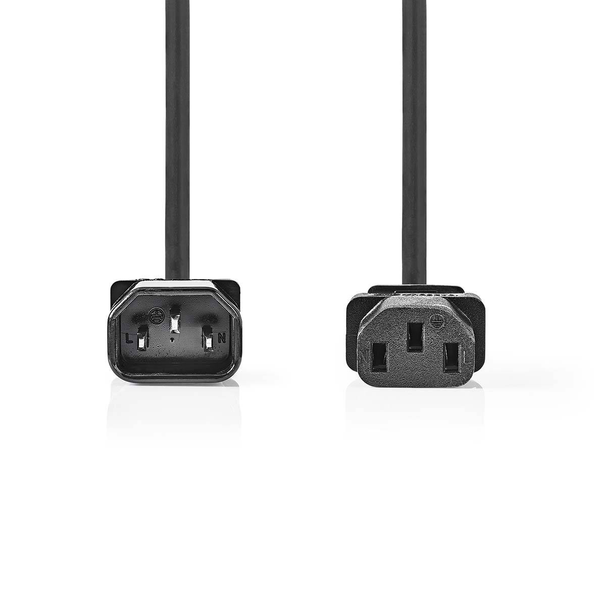 Nedis Stromkabel | CEGL10500BK50 | Schwarz