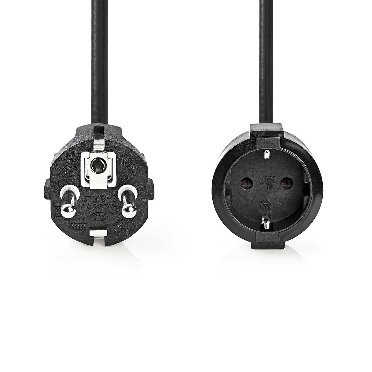 Nedis Stromkabel | CEGB10200BK50 | Schwarz