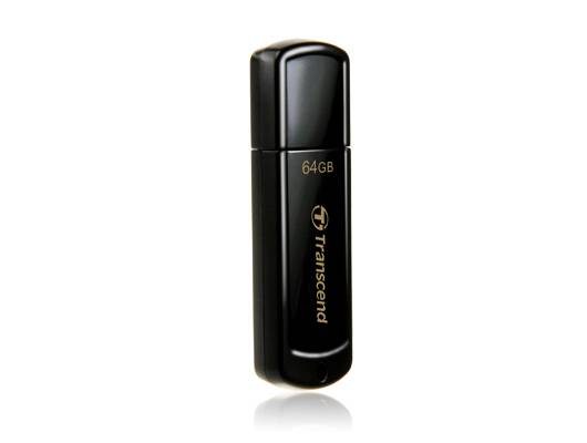 Transcend JetFlash® 350 USB-Stick 64GB Schwarz TS64GJF350 USB-A (USB 2.0)