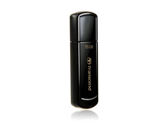 Transcend JetFlash® 350 USB-Stick 16GB Schwarz TS16GJF350 USB-A (USB 2.0)