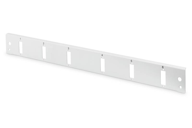 Digitus DN-96203-QL Patchbox-Frontblende 6 Port Unbestückt 1 HE