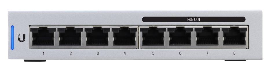Ubiquiti Networks US-8-60W Netzwerk Switch 8 Port PoE-Funktion