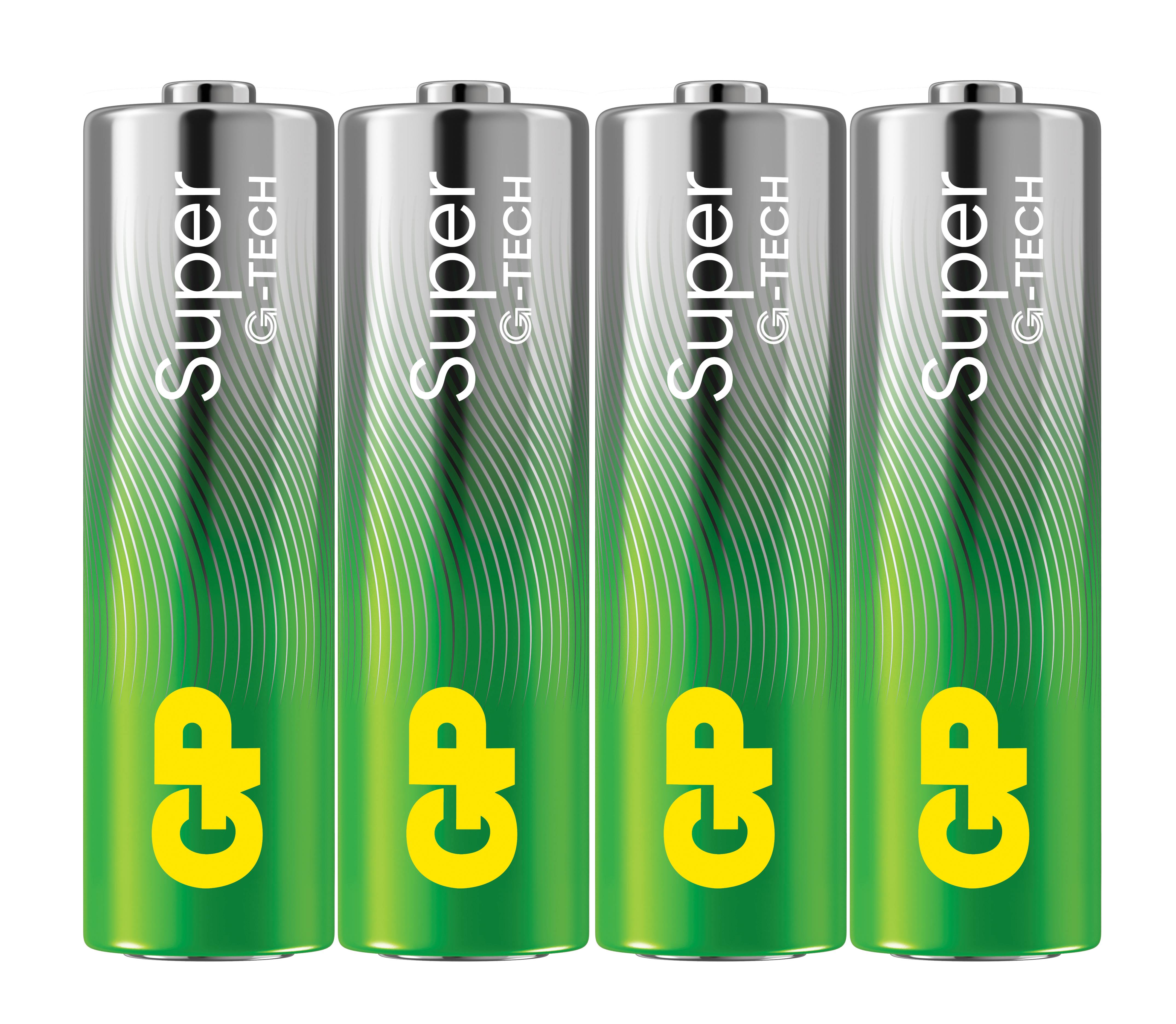 GP GPSUP15A763C4 4 Batterien SUPER Mignon AA 1,5 V Elektroinst., Batterien, Leuc
