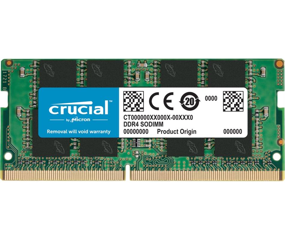 Crucial CT8G4SFRA32A Laptop-Arbeitsspeicher Modul DDR4 8 GB 1 x 8 GB 3200 MHz 260pin SO-DIMM CL22 CT8G4SFRA32A