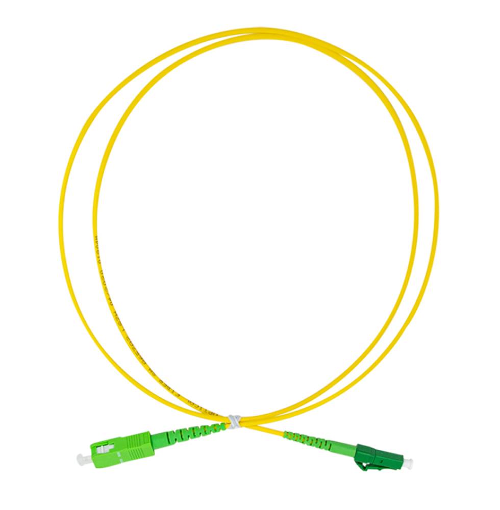 LogiLink FPSLS10 Glasfaser LWL Anschlusskabel [1x SC APC-Stecker - 1x LC APC-Stecker] 9/125 µ Singlemode 10 m