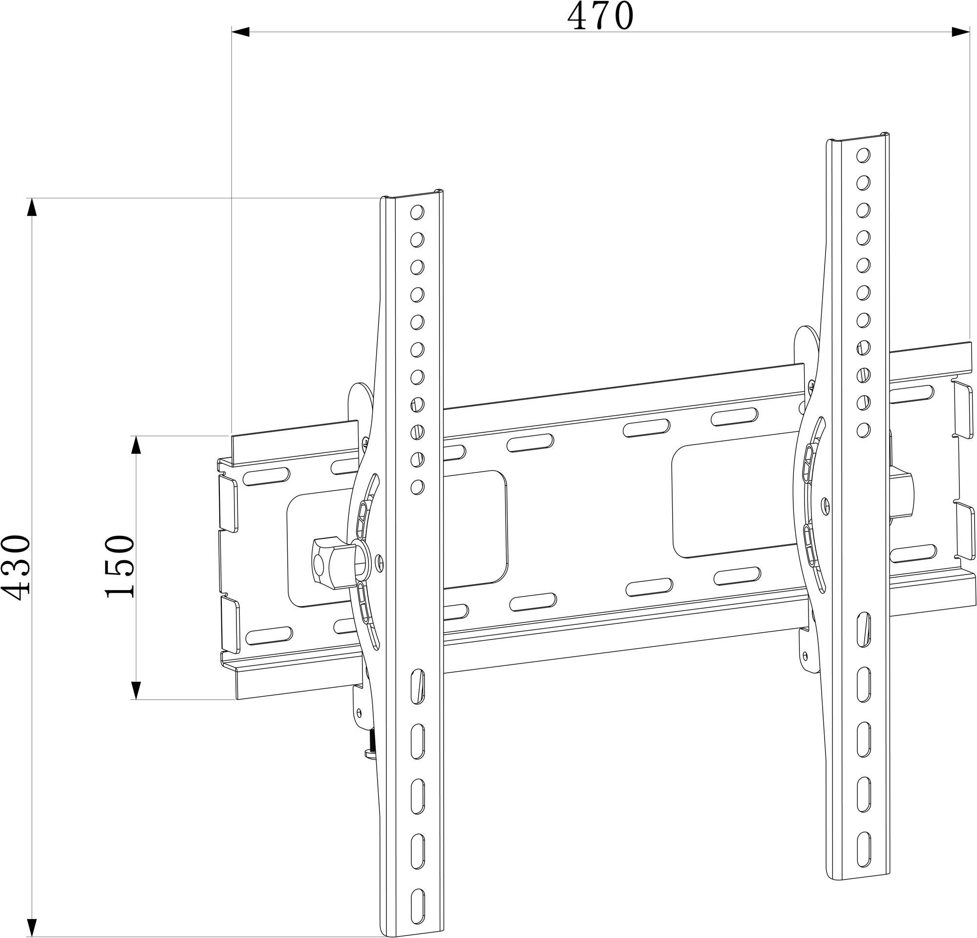 TECHLY - Wandhalterung für LED/LCD 23-55