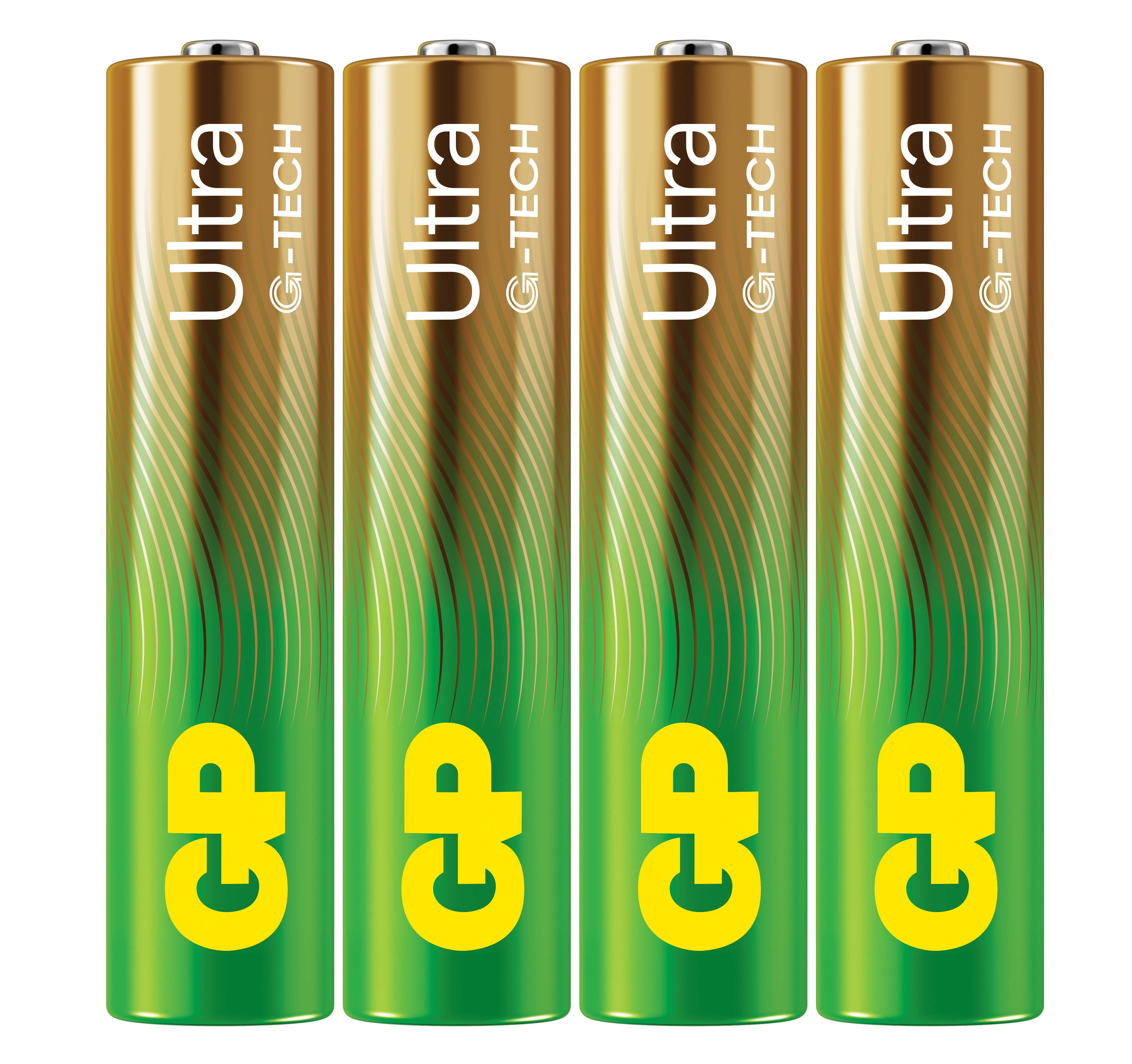 GP BATTERY - GP Ultra - Batterie 4 x AAA - Alkalisch