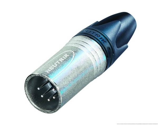 Neutrik NC5MXX XLR-Steckverbinder Stecker, gerade Polzahl: 5 Silber 1St.