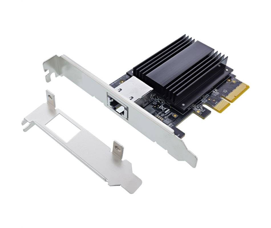 Longshine LCS-8339T 10 Gigabit Netzwerkkarte PCIe I/O-Karten / Frontpanel / Slotbleche
