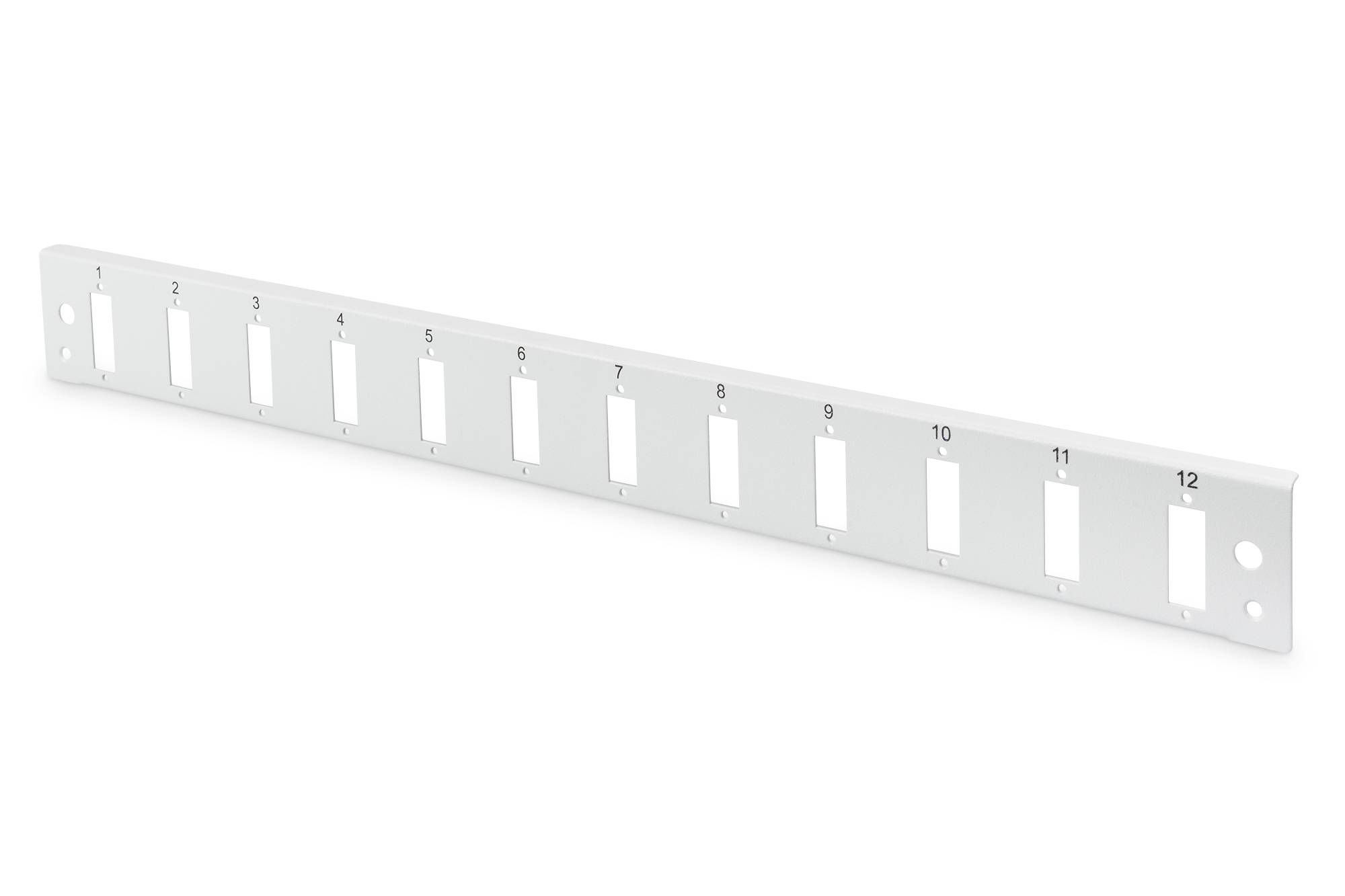 Digitus DN-96201-QL Patchbox-Frontblende 12 Port Unbestückt 1 HE