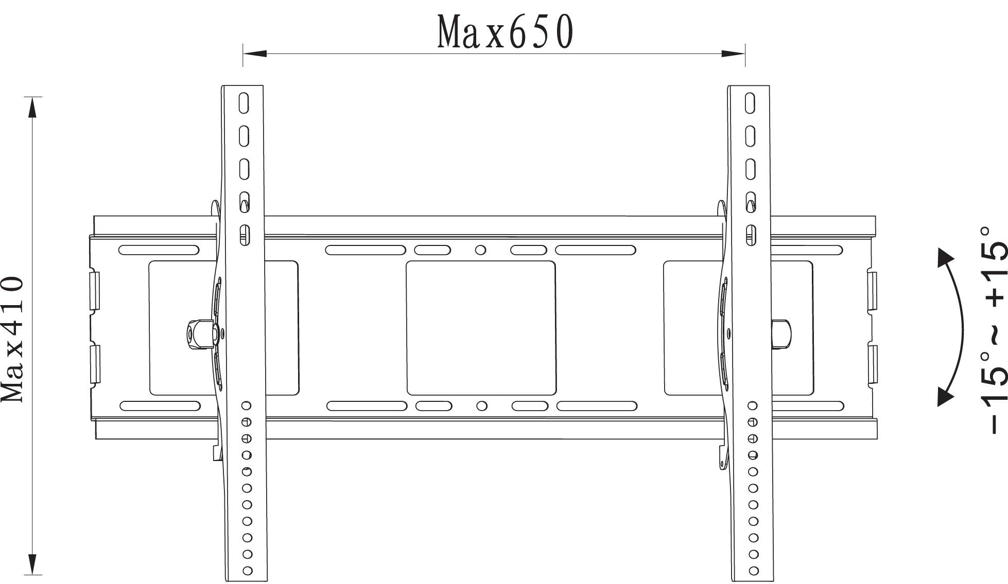 TECHLY - Wandhalterung für LED/LCD 32-70
