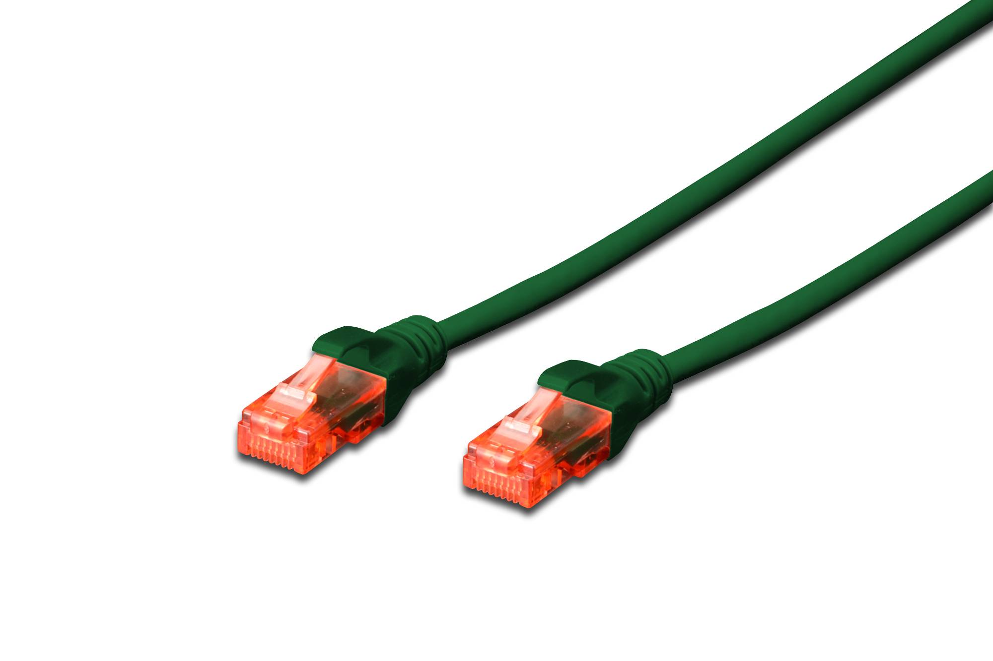Digitus DK-1617-050/G RJ45 Netzwerkkabel, Patchkabel CAT 6 U/UTP 5.00 m Grün mit Rastnasenschutz 1 St.