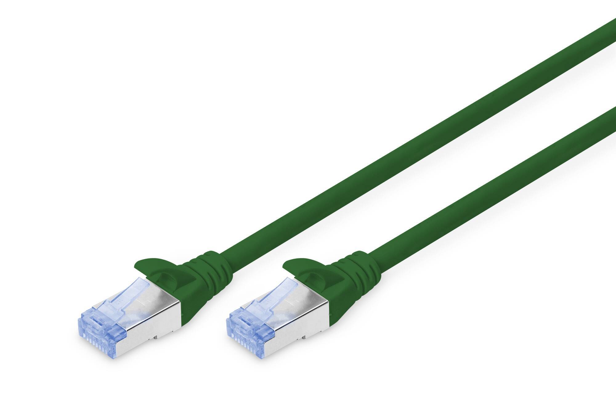 Digitus DK-1532-010/G RJ45 Netzwerkkabel, Patchkabel CAT 5e SF/UTP 1.00 m Grün verdrillte Paare 1 St.