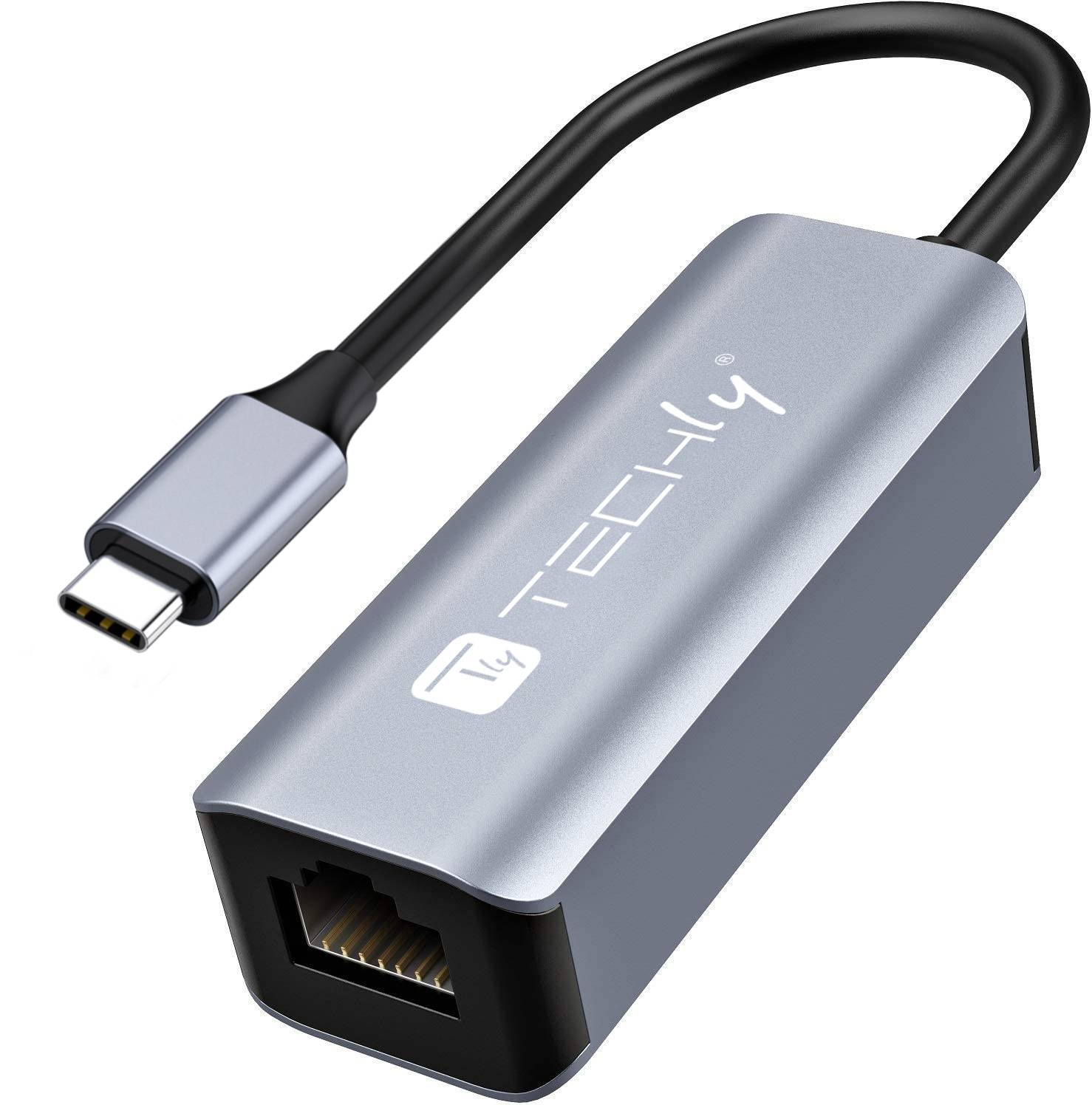 Techly USB 3.1 Typ C auf RJ45 Adapter - USB-Controller - WLAN