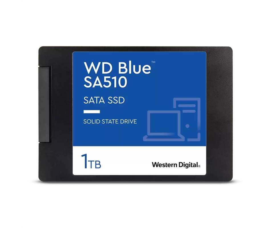 Western Digital Blue™ SA510 1TB Interne SATA SSD 6.35cm (2.5 Zoll) SATA 6 Gb/s Retail WDS100T3B0A