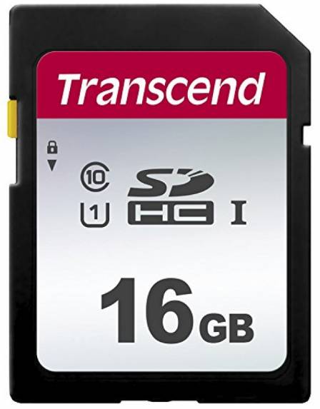 Transcend Premium 300S SDHC-Karte 16 GB Class 10, UHS-I, UHS-Class 1