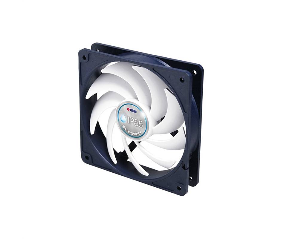 Titan TFD-9225HH12B/KW(BX) Lüfter 92x92x25mm IP55 wasser- und staubgeschützt Kühlung / Lüftung