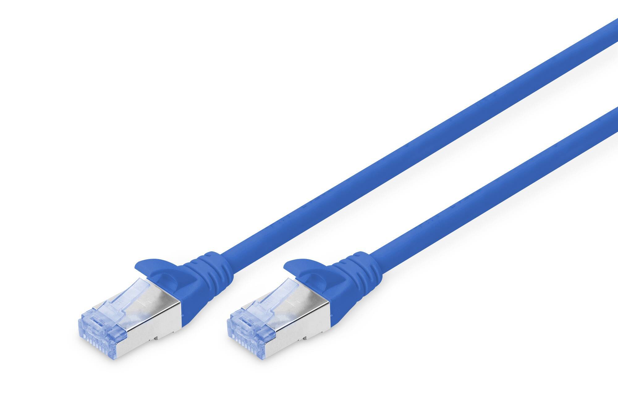 Digitus DK-1532-010/B RJ45 Netzwerkkabel, Patchkabel CAT 5e SF/UTP 1.00 m Blau verdrillte Paare 1 St.