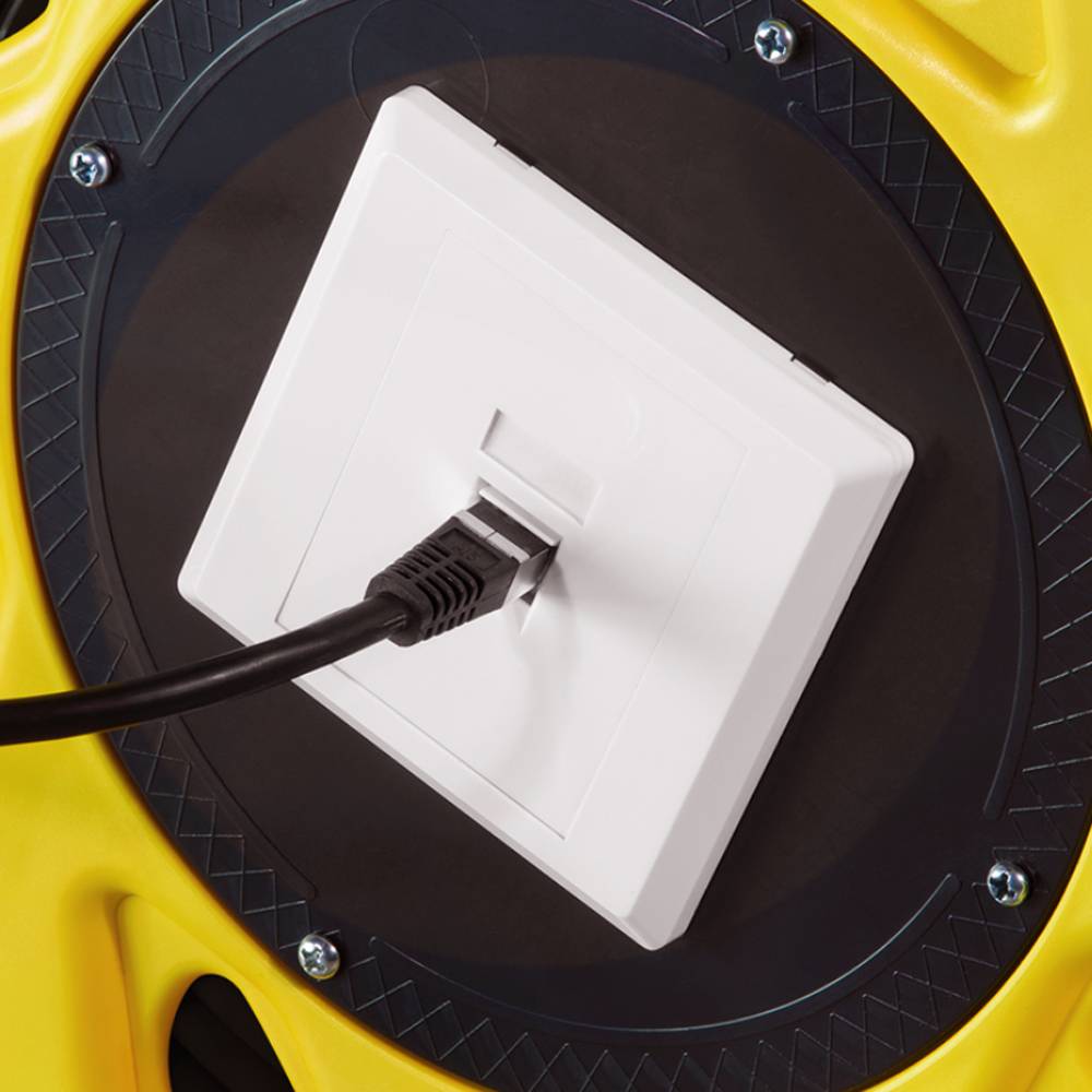 LogiLink Netzwerk Kabeltrommel, Kat. 7, S/FTP, TPE, 60 m