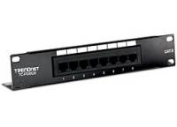 TRENDnet TC-P08C6 10" Patch Panel, 8-Port Cat. 6 Unshielded