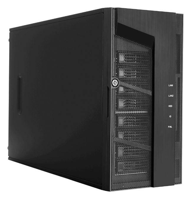 IN WIN Development Gehäuse Mini Server Tower 8-Bay IW-MS08 - Tower - Micro/Mini/Flex-ATX