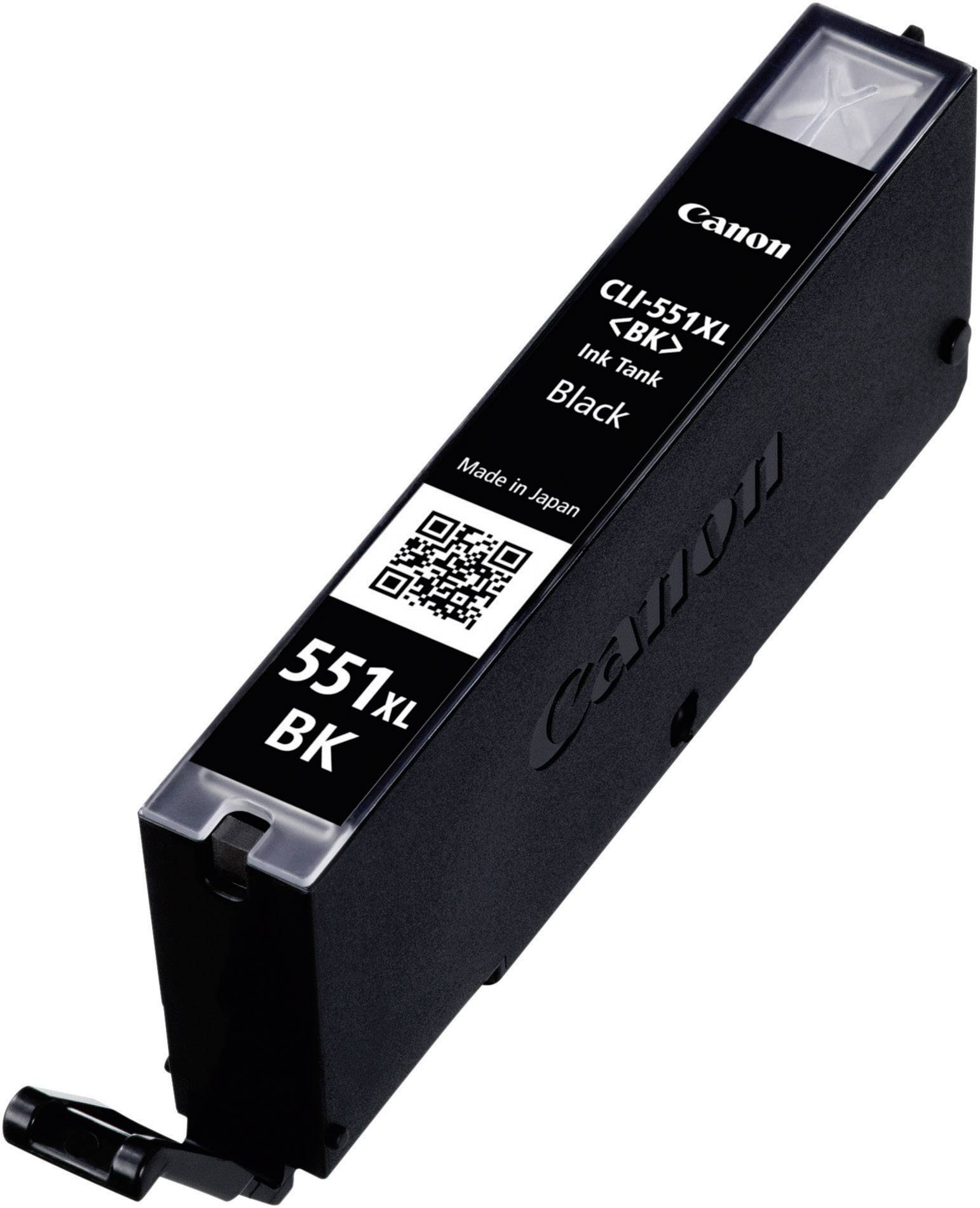 Canon CLI-551BK XL - Hohe Ergiebigkeit - Schwarz - Original - Tintenbehälter - f