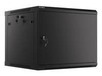 LANBERG 19 9U 600x600 Wandgehäuse Metalltür (FlatPack) sw Multimedia-Technik 19