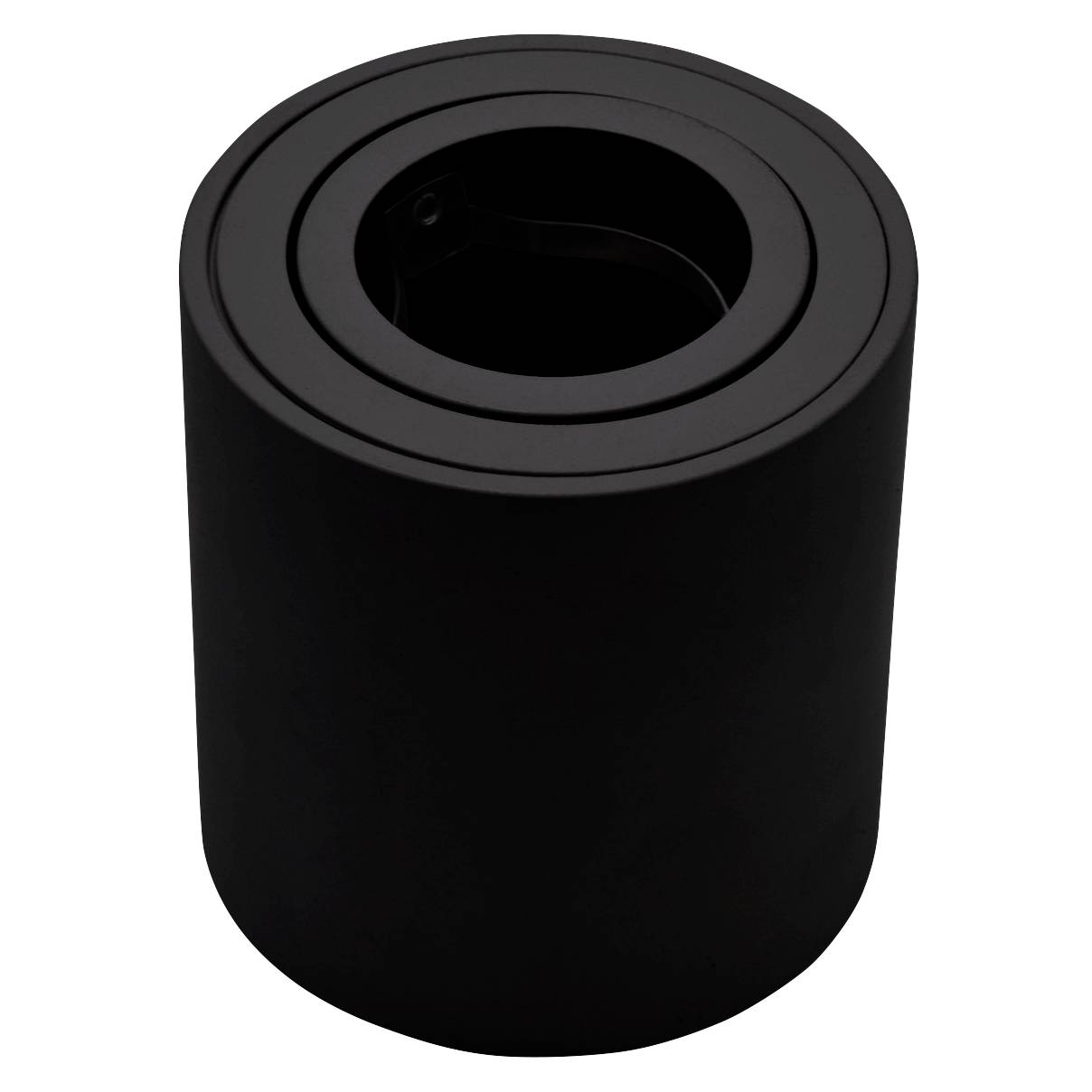 Aufbaurahmen McShine "KL-80" schwarz, ØxH 80x84mm, schwenkbar, für z.B. GU10