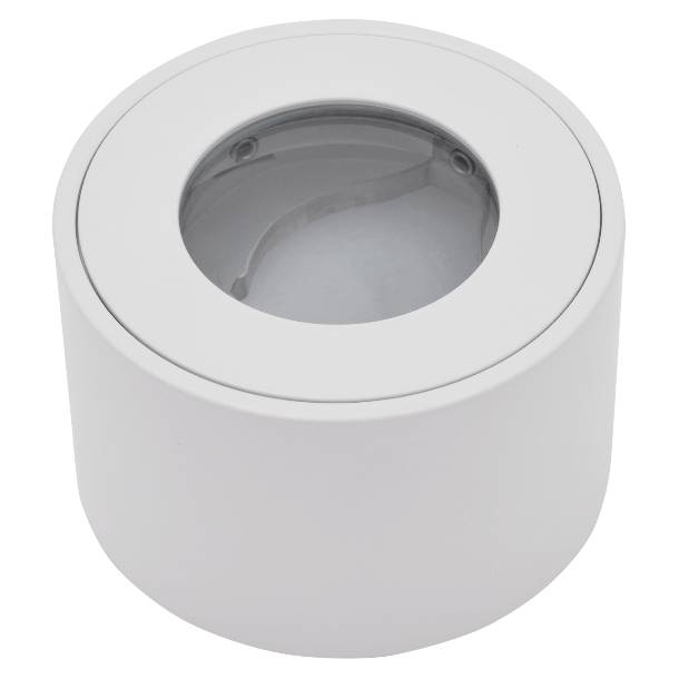 Aufbaurahmen McShine "KL-44" rund, weiß, ØxH 80x50mm, IP44