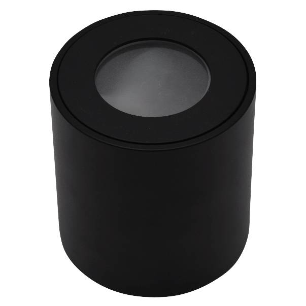 Aufbaurahmen McShine "KL-84" schwarz, ØxH 80x84mm, IP44, für z.B. GU10