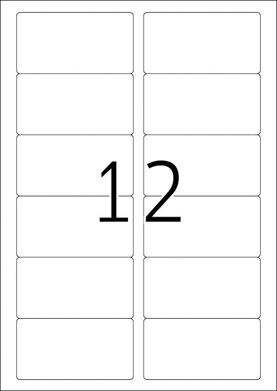 Herma 4666 Adress-Etiketten 88.9 x 46.6 mm Papier Weiß 1200 St. Permanent haftend Tintenstrahldrucker, Laserdrucker, Farblaserdrucker, Kopierer