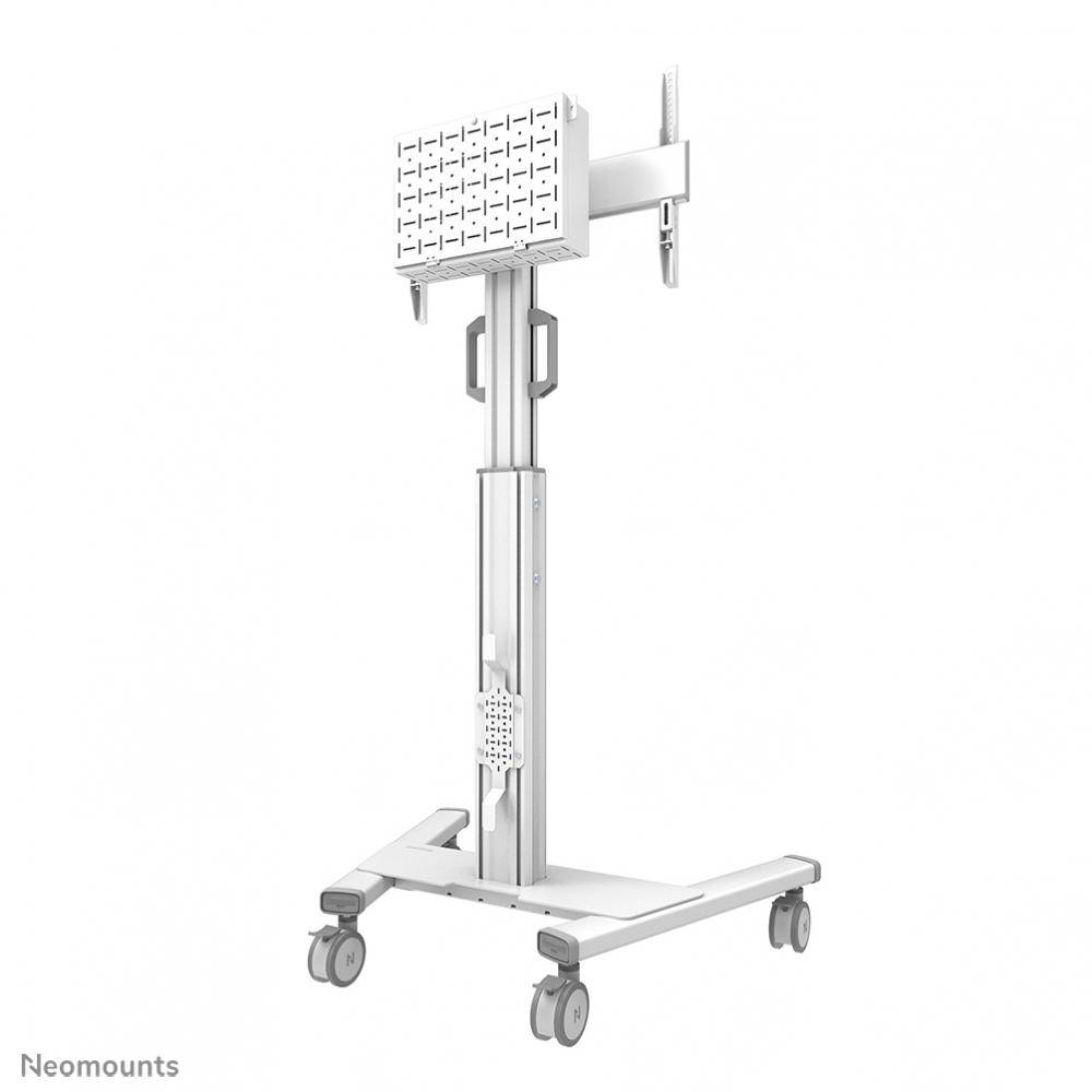 Neomounts FL50S-825WH1 TV-Rollwagen Neigbar, Höhenverstellbar 94,0 cm (37") - 190,5 cm (75") Bodenständer